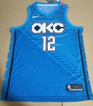 NBA 12 Adams 2019 OKC Thunder city Maillot